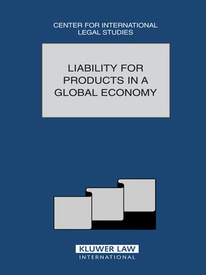 cover image of Liability for Products in a Global Economy